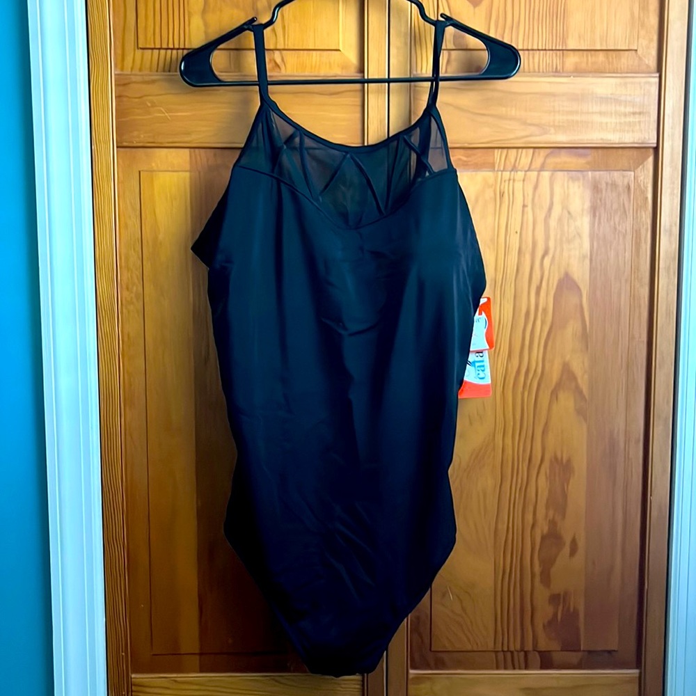 NWT Catalina one piece swimsuit with mesh top size 3X